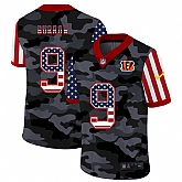 Nike Cincinnati Bengals 9 Burrow 2020 USA Camo Salute to Service Limited Jersey zhua,baseball caps,new era cap wholesale,wholesale hats